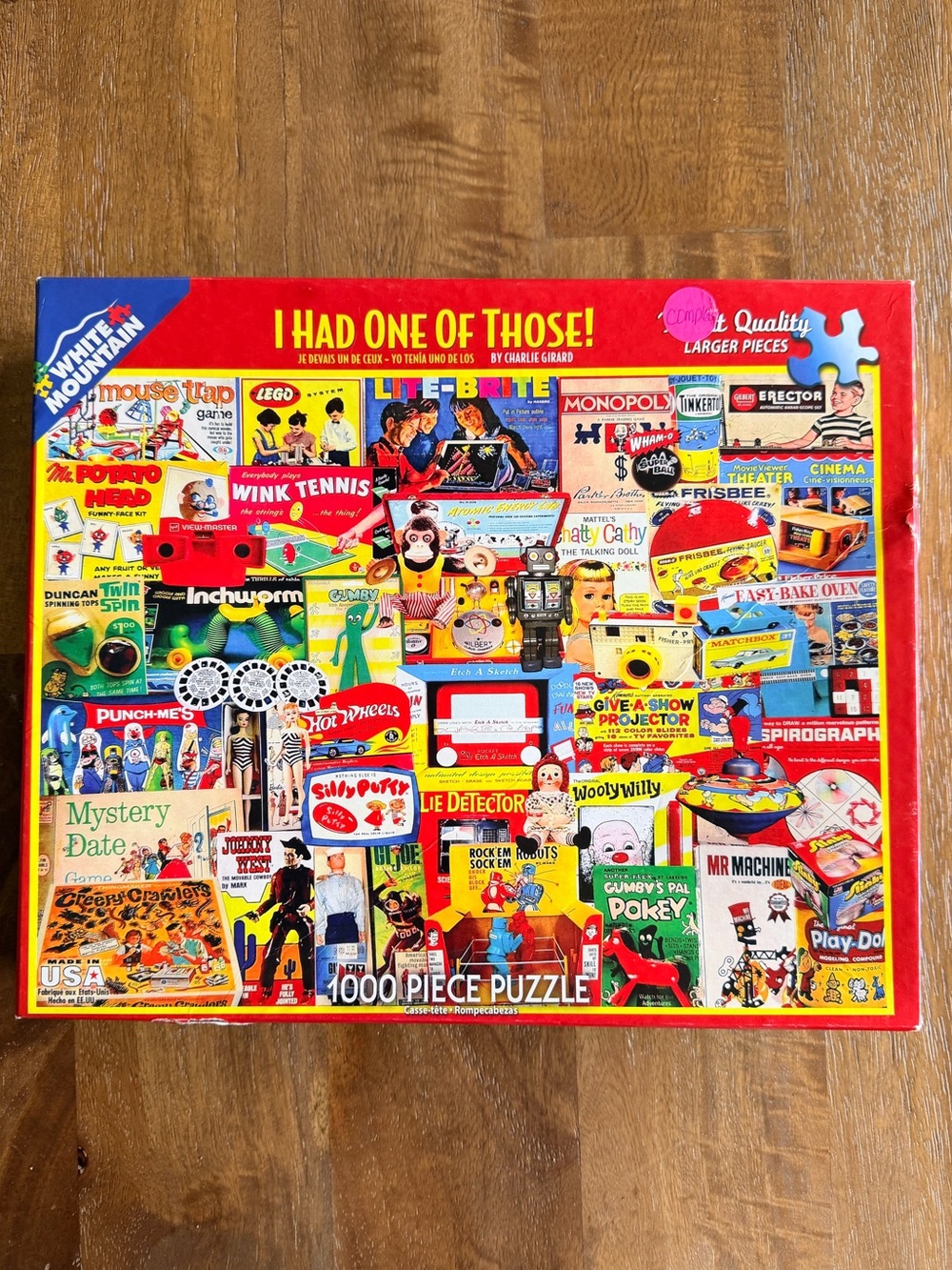 White Mountain “I Had One of Those!” large pieces 1000 piece puzzle